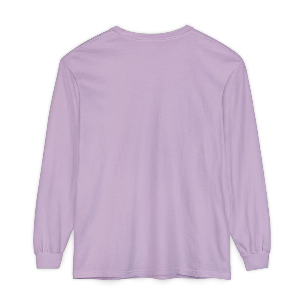 Halloween Ghost Long Sleeve Tee — Holographic Bow Ghost Graphic