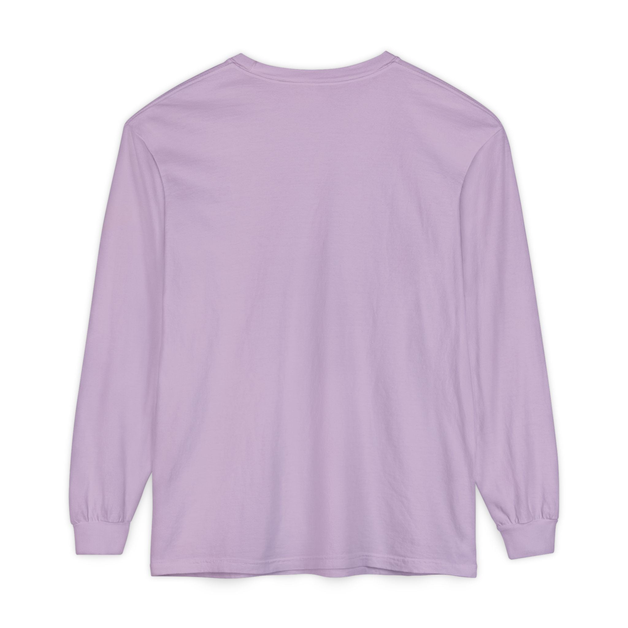 Halloween Ghost Long Sleeve Tee — Holographic Bow Ghost Graphic