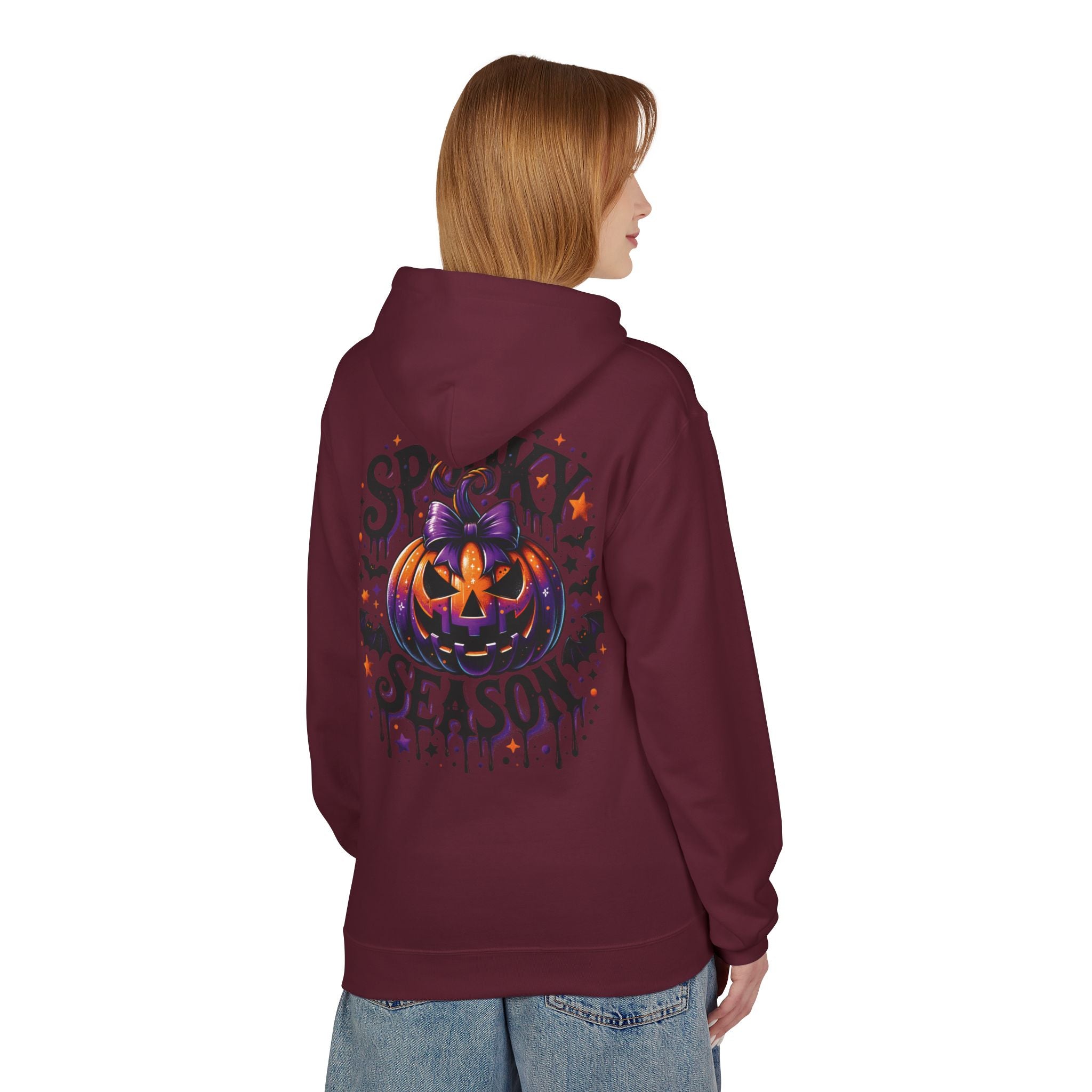 Spooky Season Hoodie — Halloween Jack-o'-Lantern Pumpkin Sweatshirt