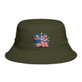 Patriotic Fireworks Bucket Hat – American Flag Celebration Hat