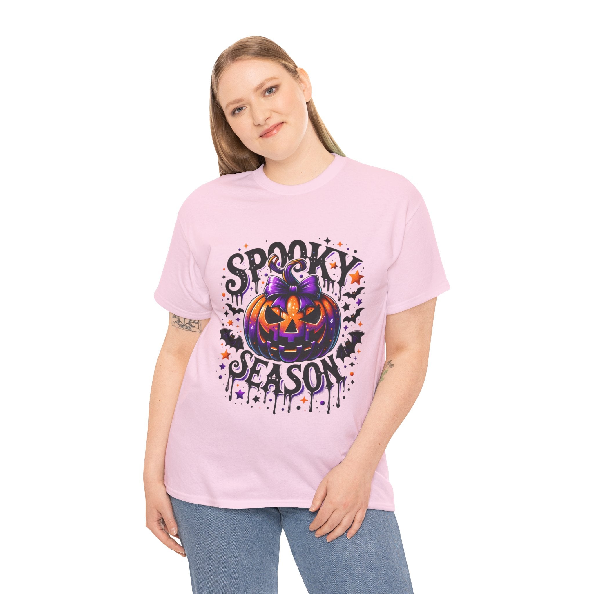 Halloween 'Spooky Season' Pumpkin Tee — Cute Jack-o'-Lantern Halloween T-Shirt
