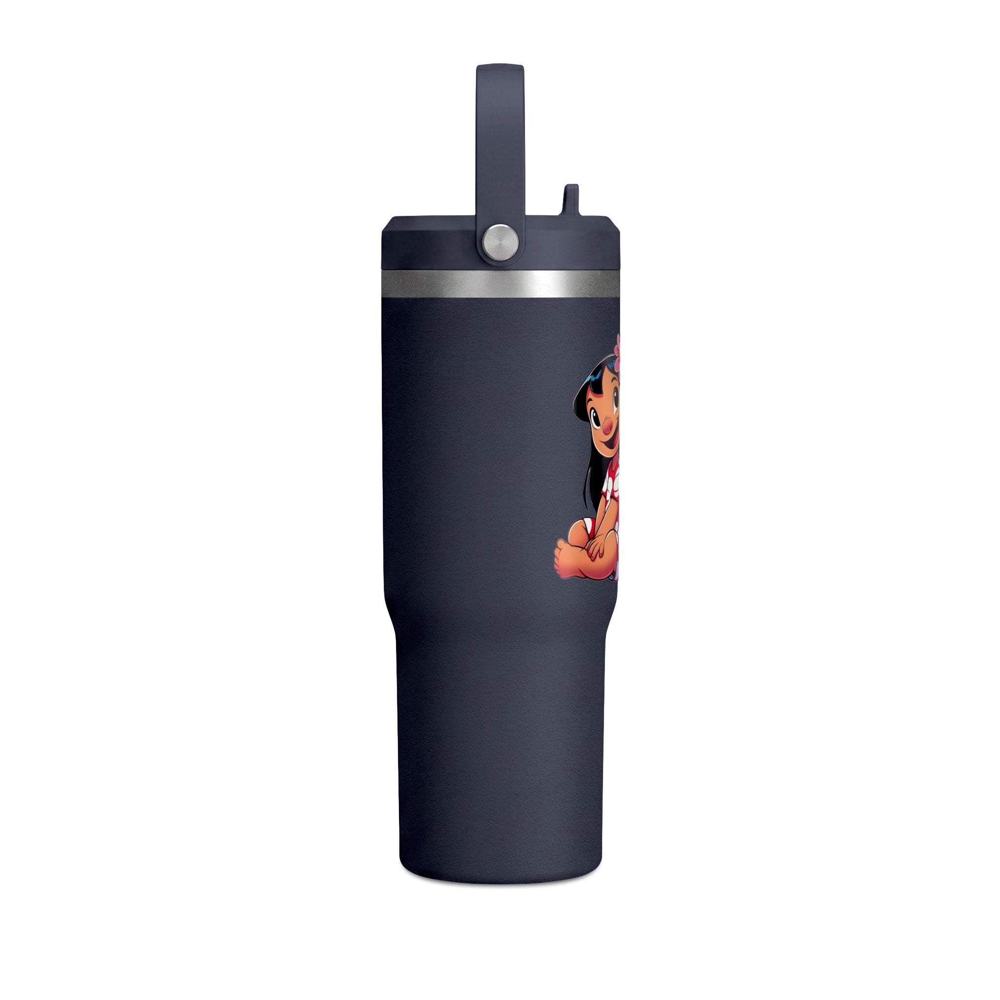 Lilo & Stitch 32oz Travel Tumbler – Cute Cartoon Insulated Water Bottle