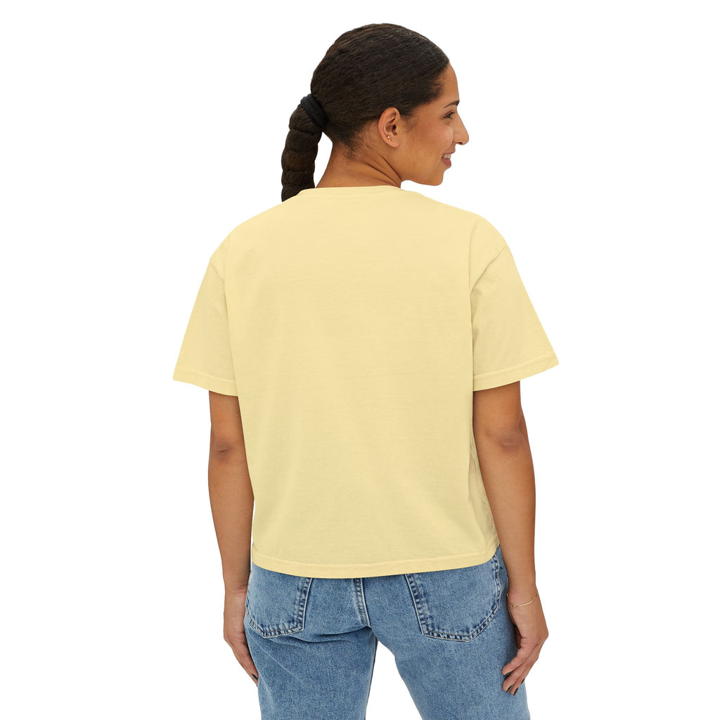 Happy 4th of July Women's Boxy Tee – Patriotic Eagle & Fireworks Top