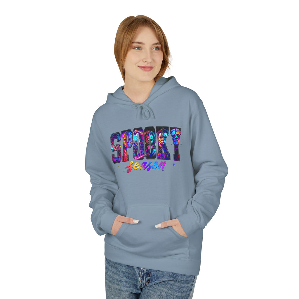 Spooky Season Hoodie — Colorful Halloween Graphic Pullover