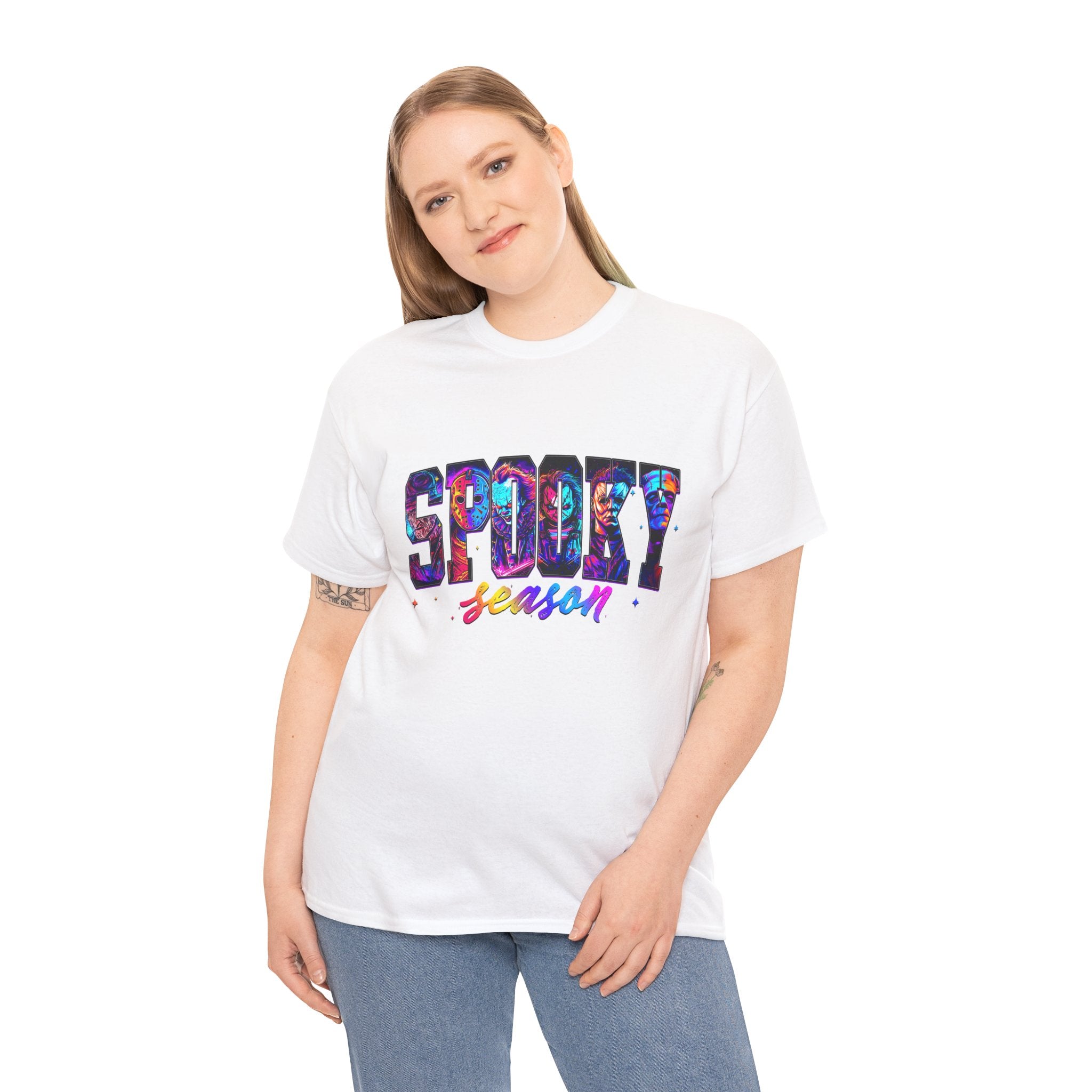Spooky Season Tee – Colorful Halloween Graphic Shirt