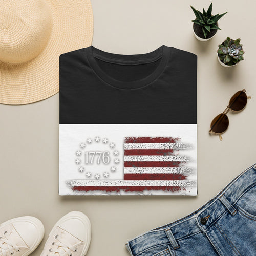 1776 American Flag T-Shirt — We the People 250 Years Patriotic Tee
