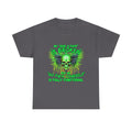 Graphic Tee — Green Skull 'My Other Half Is Broken, So Fuck Yourself' Punk T-Shirt