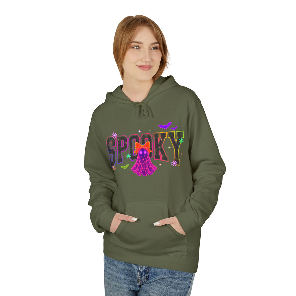 Spooky Ghost Halloween Hoodie — "Spooky" Graphic Pullover