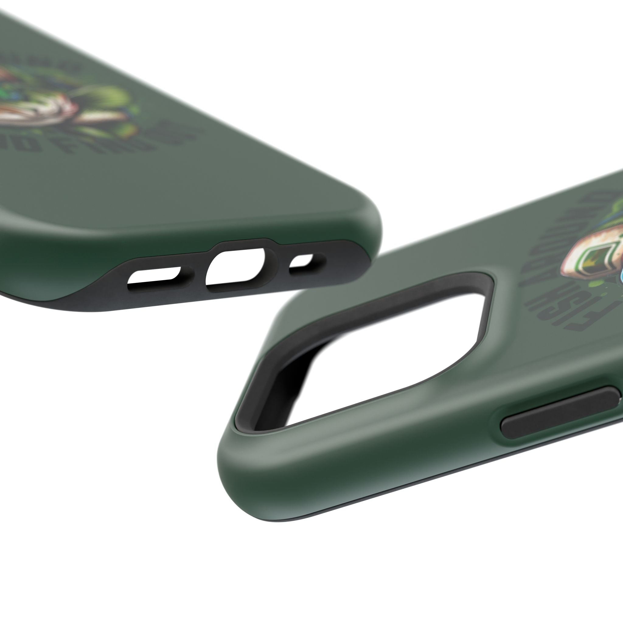 Fishing Phone Case — "Fish Around and Find Out" Magnetic Impact-Resistant Cover