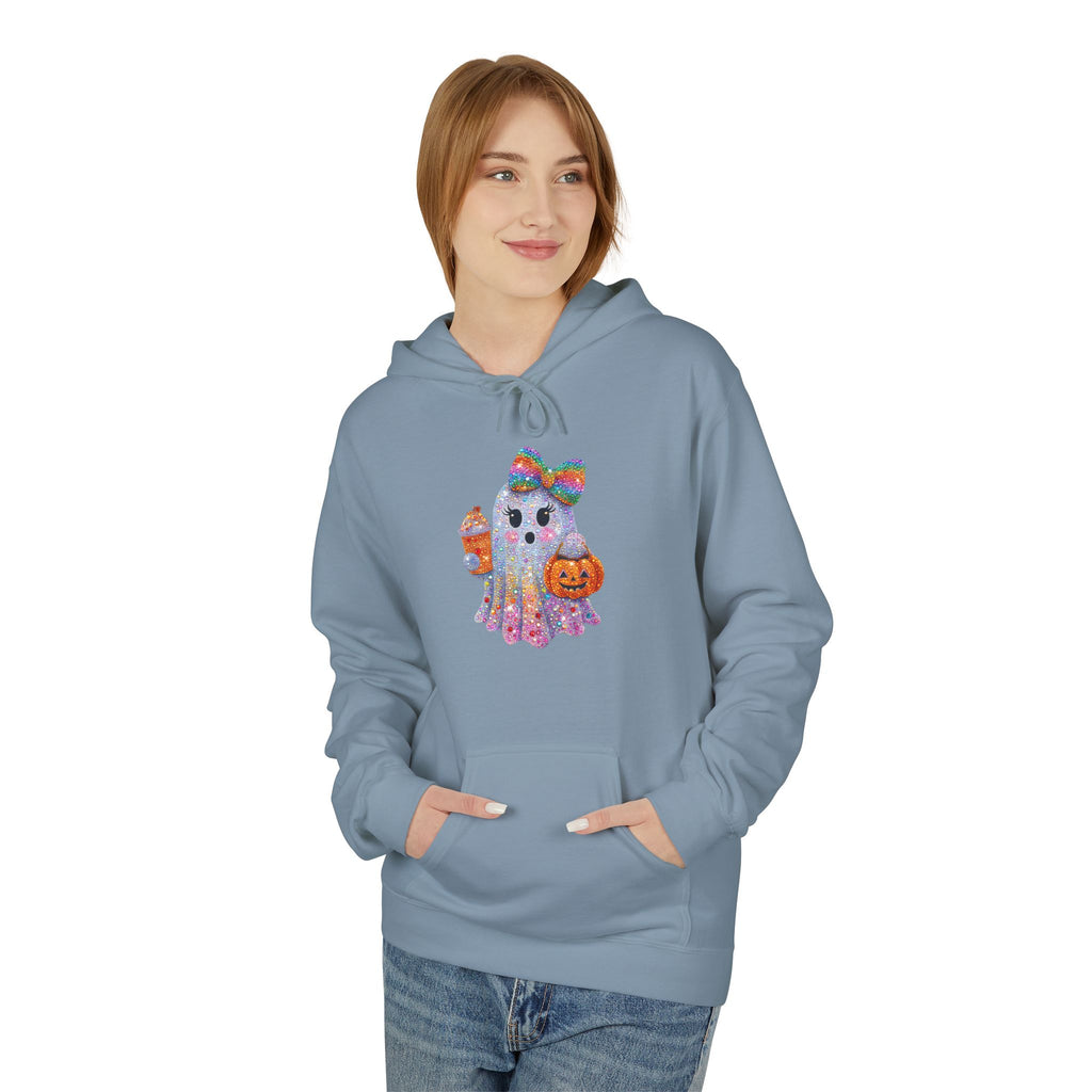 Colorful Cat Silhouette Hoodie — Floral Watercolor Kitten Design