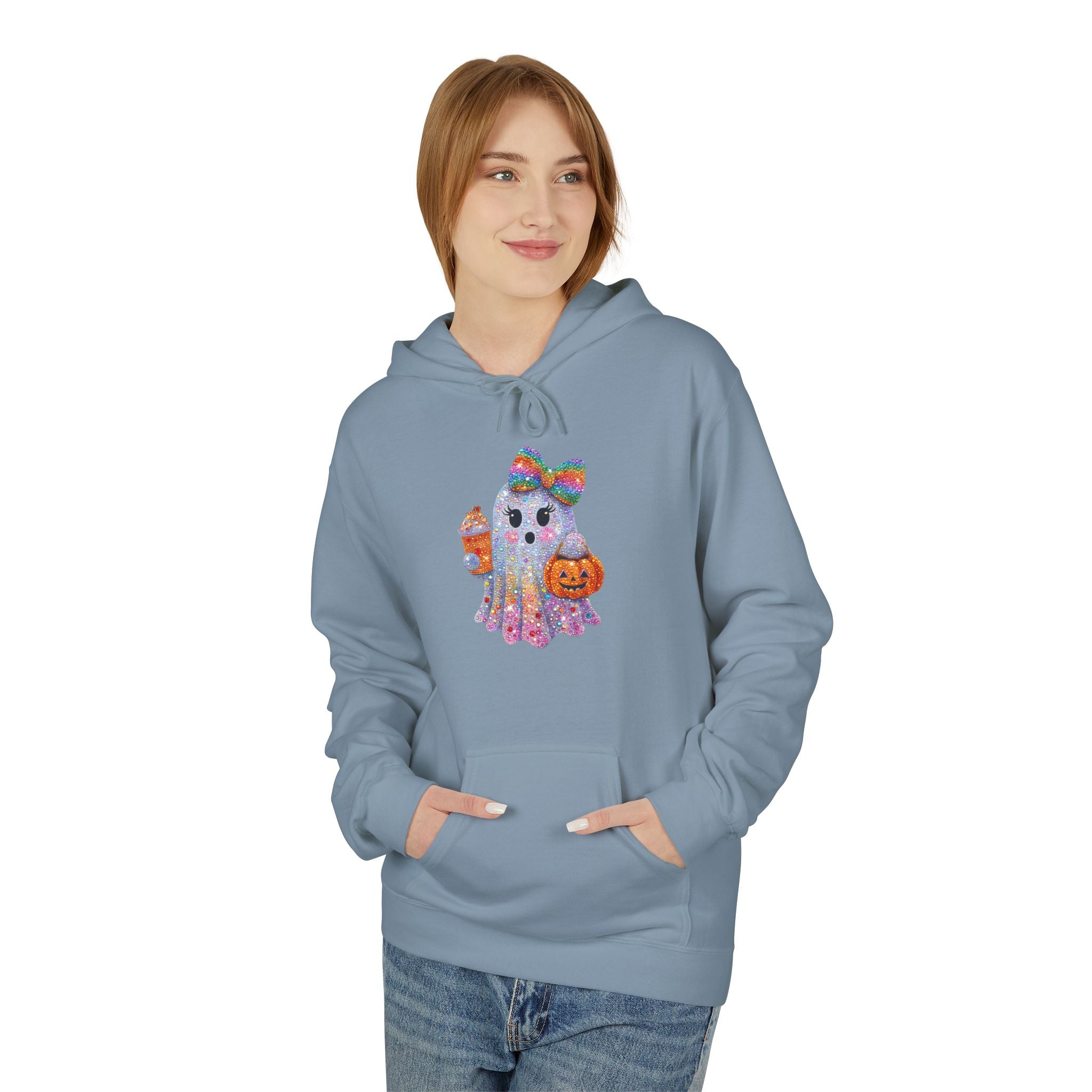 Colorful Cat Silhouette Hoodie — Floral Watercolor Kitten Design