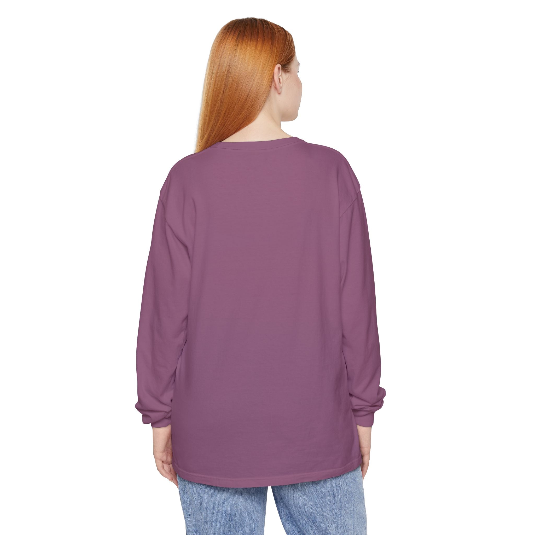 Halloween Coffee Long Sleeve Tee — "Freshly Boo'd Coffee, Scream & Sugar"