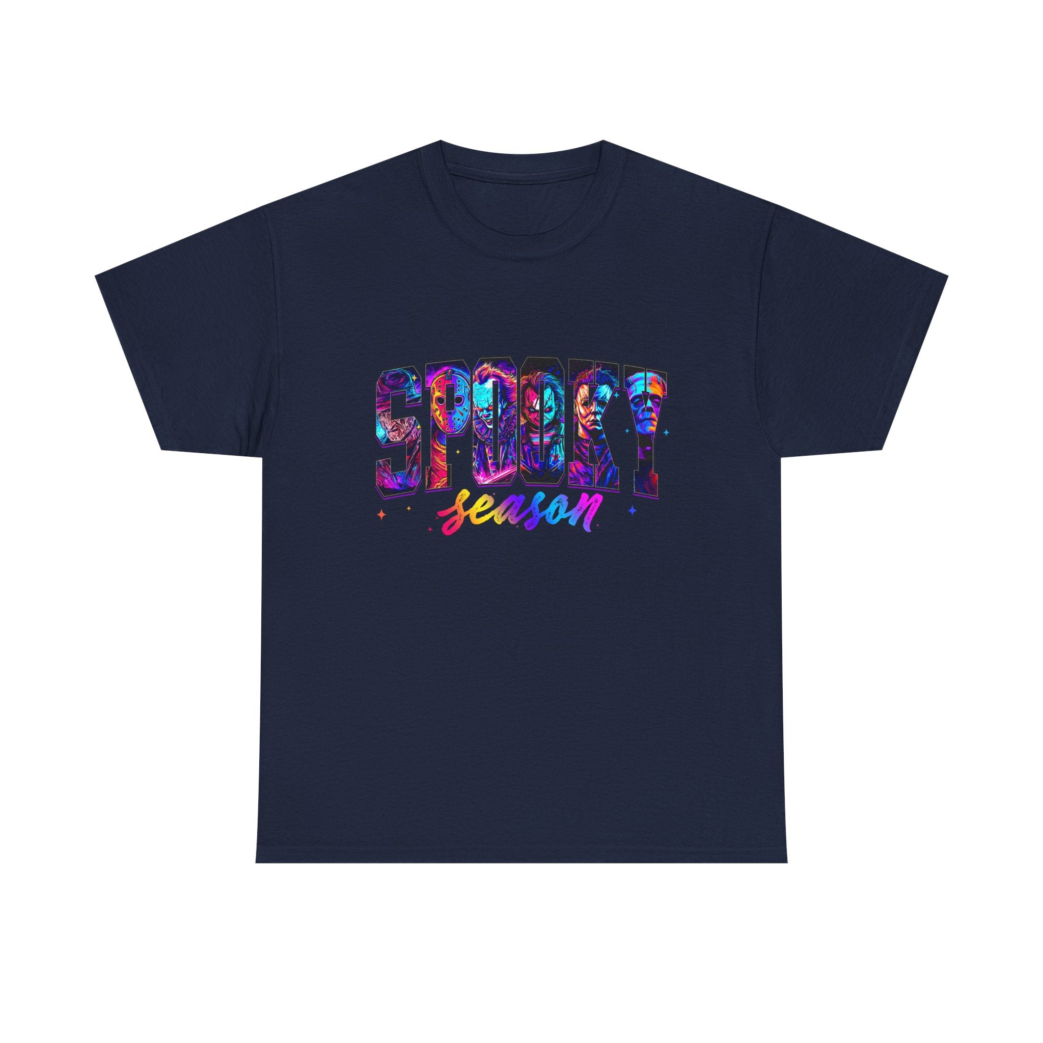 Spooky Season Tee – Colorful Halloween Graphic Shirt