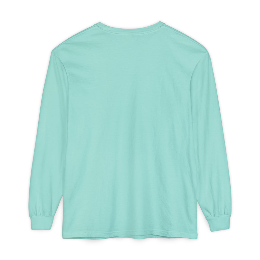 Halloween Ghost Long Sleeve Tee — Holographic Bow Ghost Graphic