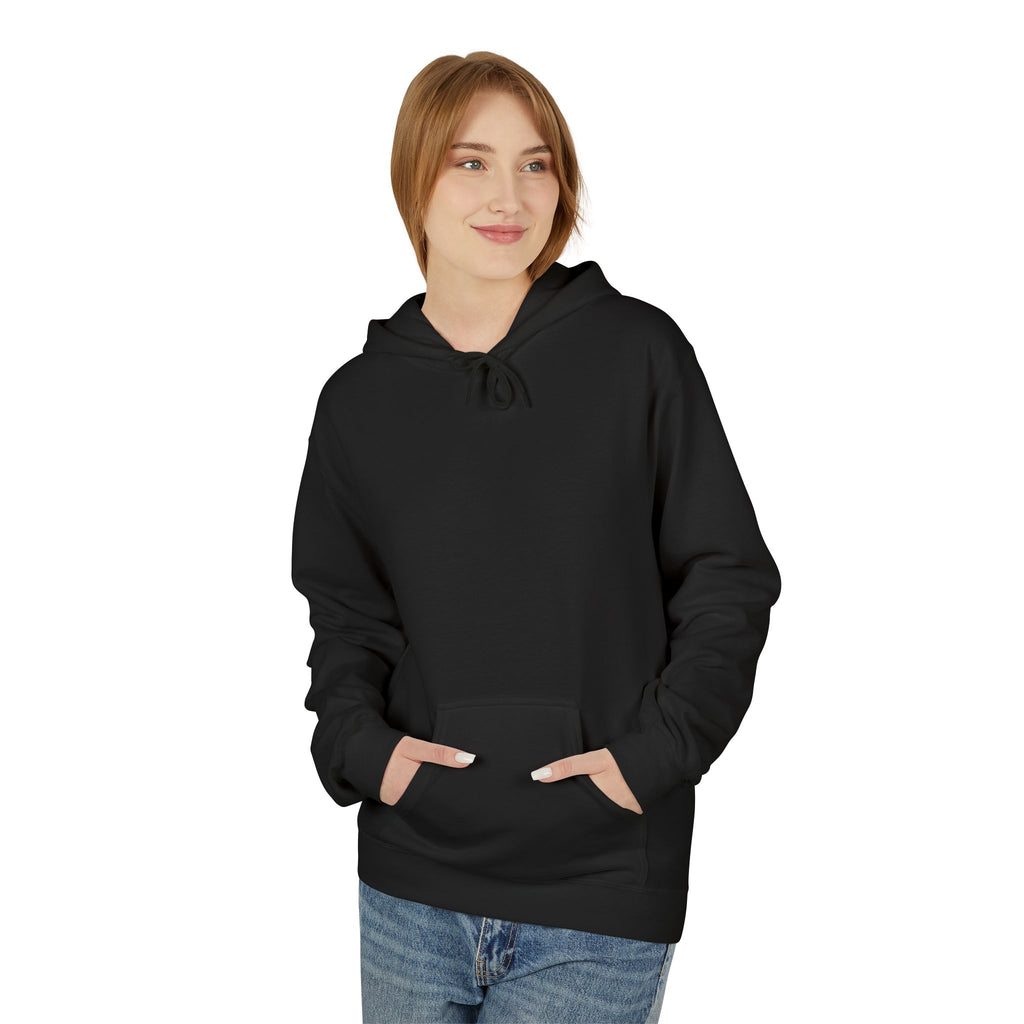 Cute Halloween Ghost Hoodie — Glitter Ghost Holding Pumpkin & Coffee Graphic