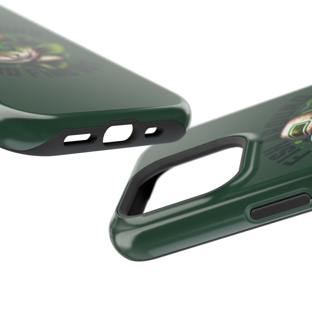 Fishing Phone Case — "Fish Around and Find Out" Magnetic Impact-Resistant Cover