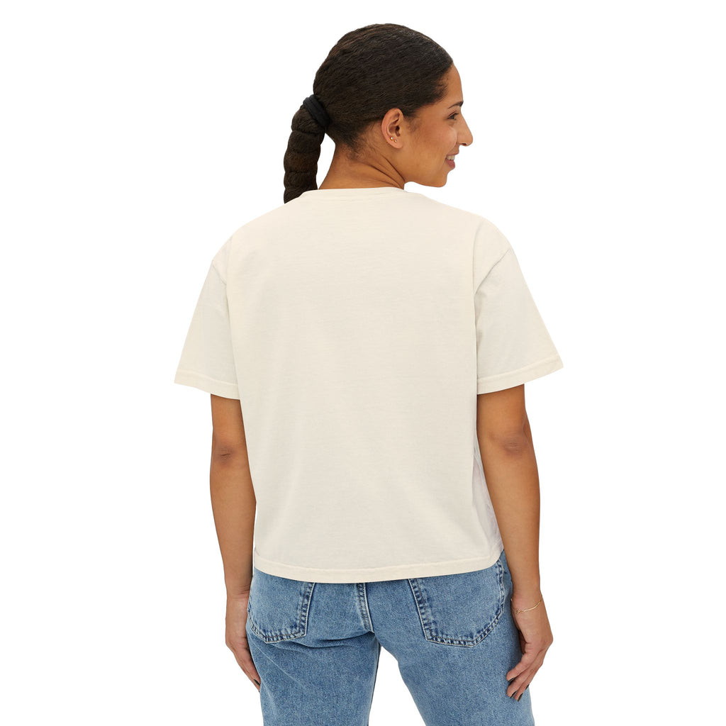 Happy 4th of July Women's Boxy Tee – Patriotic Eagle & Fireworks Top
