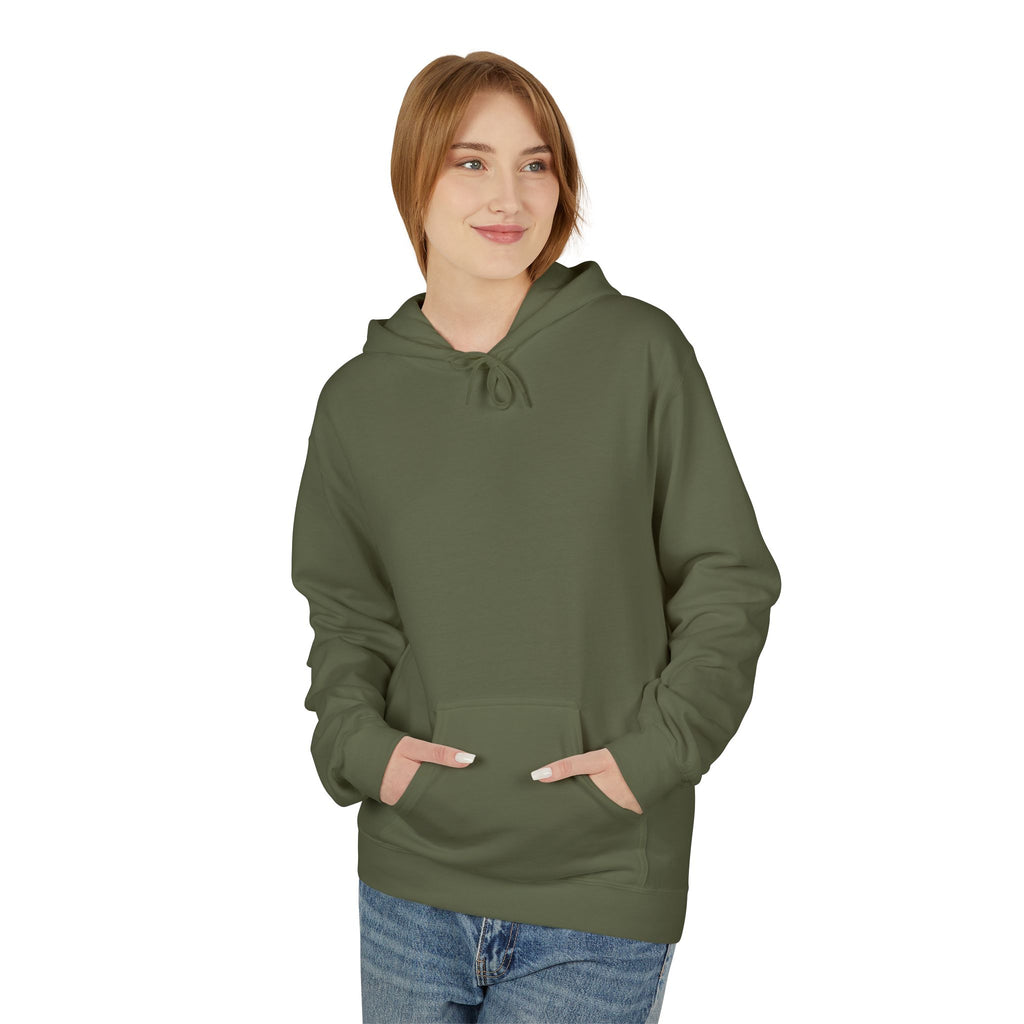 Cute Halloween Ghost Hoodie — Glitter Ghost Holding Pumpkin & Coffee Graphic