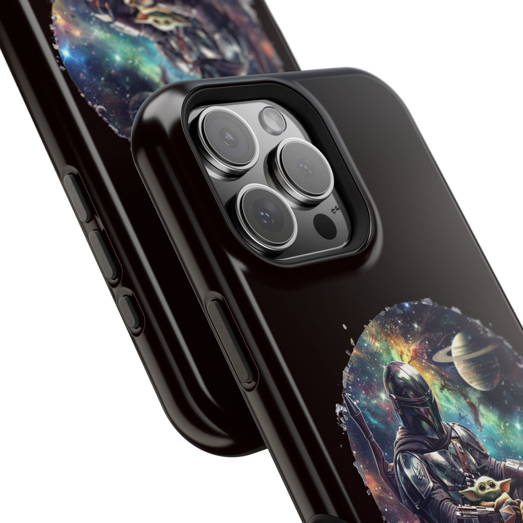 Space Mandalorian Phone Case — Magnetic Impact-Resistant Baby Yoda Design