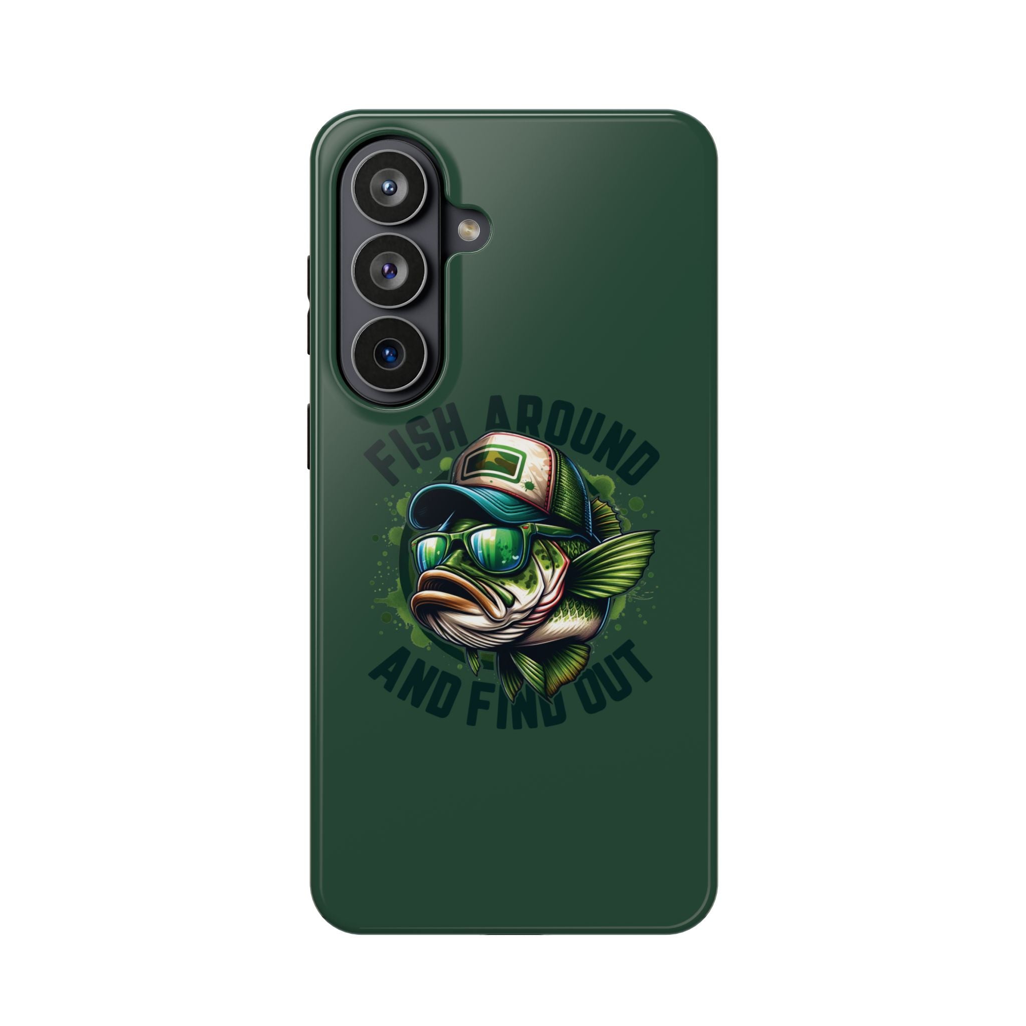 Fishing Phone Case — "Fish Around and Find Out" Magnetic Impact-Resistant Cover